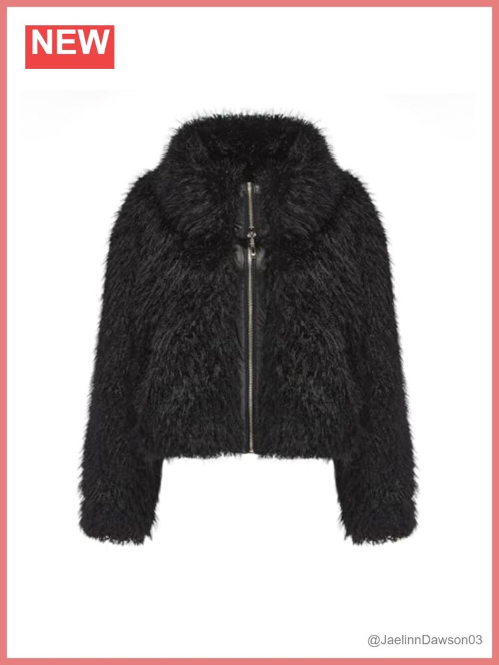 Women's Short Faux Fur Jacket Warm Lapel Coat